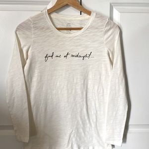 aerie Real Soft T-Shirt Sz S Long Sleeve
